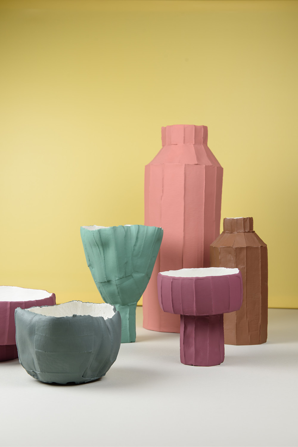Vasen und Schalen Paperclay