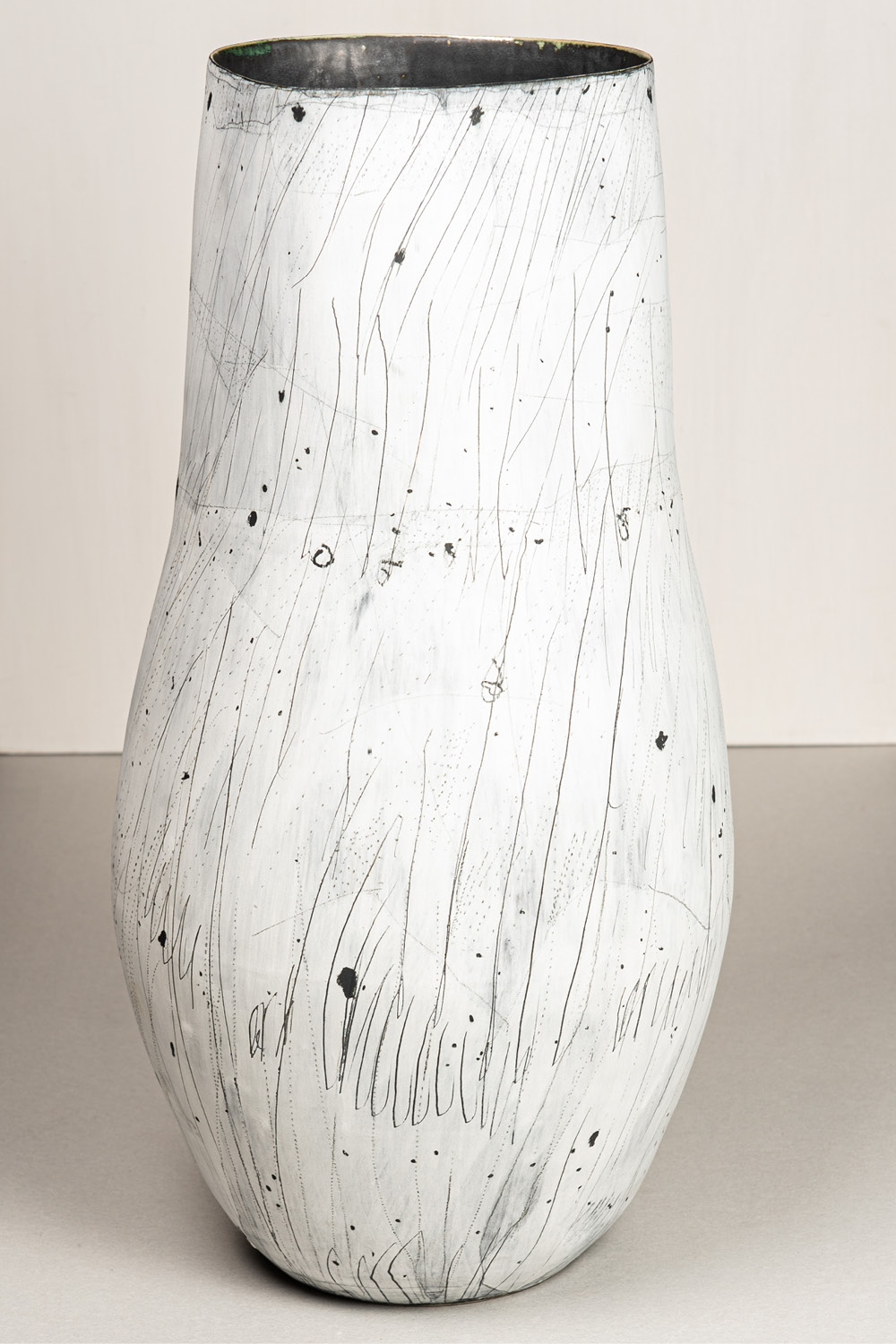 vaso in grès 50cmh, Veronika Thurin